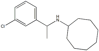 N-[1-(3-chlorophenyl)ethyl]cyclooctanamine 化学構造式