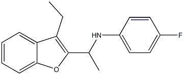 N-[1-(3-ethyl-1-benzofuran-2-yl)ethyl]-4-fluoroaniline