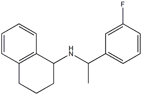 N-[1-(3-fluorophenyl)ethyl]-1,2,3,4-tetrahydronaphthalen-1-amine