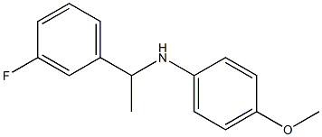 N-[1-(3-fluorophenyl)ethyl]-4-methoxyaniline