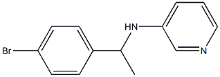 N-[1-(4-bromophenyl)ethyl]pyridin-3-amine Structure