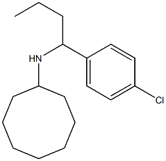 N-[1-(4-chlorophenyl)butyl]cyclooctanamine