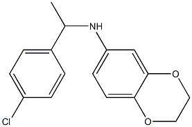 N-[1-(4-chlorophenyl)ethyl]-2,3-dihydro-1,4-benzodioxin-6-amine