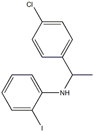 N-[1-(4-chlorophenyl)ethyl]-2-iodoaniline Structure