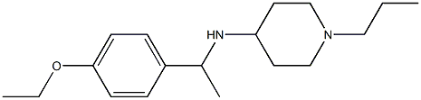N-[1-(4-ethoxyphenyl)ethyl]-1-propylpiperidin-4-amine Struktur