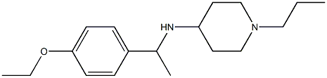 N-[1-(4-ethoxyphenyl)ethyl]-1-propylpiperidin-4-amine Structure