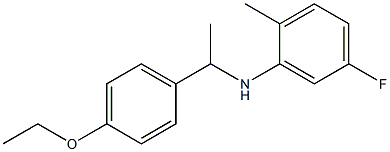 N-[1-(4-ethoxyphenyl)ethyl]-5-fluoro-2-methylaniline|