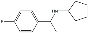  N-[1-(4-fluorophenyl)ethyl]cyclopentanamine