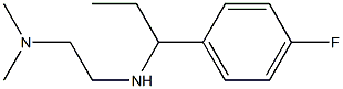  N'-[1-(4-fluorophenyl)propyl]-N,N-dimethylethane-1,2-diamine