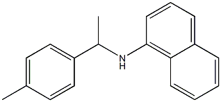 N-[1-(4-methylphenyl)ethyl]naphthalen-1-amine,,结构式