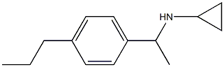 N-[1-(4-propylphenyl)ethyl]cyclopropanamine Structure