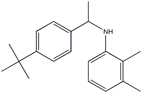 N-[1-(4-tert-butylphenyl)ethyl]-2,3-dimethylaniline,,结构式