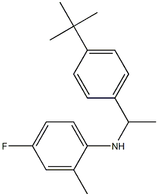 N-[1-(4-tert-butylphenyl)ethyl]-4-fluoro-2-methylaniline|