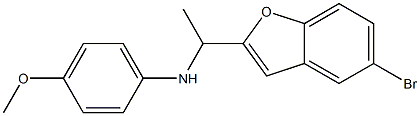 N-[1-(5-bromo-1-benzofuran-2-yl)ethyl]-4-methoxyaniline