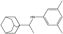 N-[1-(adamantan-1-yl)ethyl]-3,5-dimethylaniline Structure