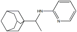 N-[1-(adamantan-1-yl)ethyl]pyridin-2-amine 结构式