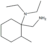 N-[1-(aminomethyl)-2-methylcyclohexyl]-N,N-diethylamine,,结构式