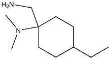 N-[1-(aminomethyl)-4-ethylcyclohexyl]-N,N-dimethylamine 化学構造式