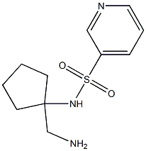 N-[1-(aminomethyl)cyclopentyl]pyridine-3-sulfonamide Structure