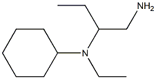 N-[1-(aminomethyl)propyl]-N-cyclohexyl-N-ethylamine 结构式