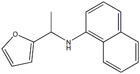 N-[1-(furan-2-yl)ethyl]naphthalen-1-amine,,结构式