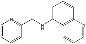 N-[1-(pyridin-2-yl)ethyl]quinolin-5-amine,,结构式