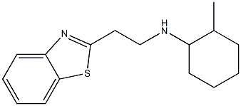 N-[2-(1,3-benzothiazol-2-yl)ethyl]-2-methylcyclohexan-1-amine 结构式