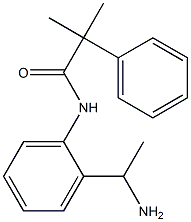 N-[2-(1-aminoethyl)phenyl]-2-methyl-2-phenylpropanamide Structure
