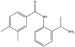 N-[2-(1-aminoethyl)phenyl]-3,4-dimethylbenzamide,,结构式