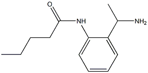 N-[2-(1-aminoethyl)phenyl]pentanamide Structure