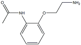 N-[2-(2-aminoethoxy)phenyl]acetamide Structure