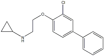 N-[2-(2-chloro-4-phenylphenoxy)ethyl]cyclopropanamine