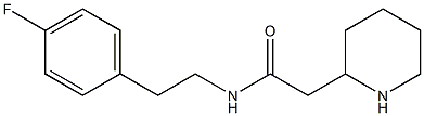  N-[2-(4-fluorophenyl)ethyl]-2-(piperidin-2-yl)acetamide