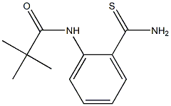 N-[2-(aminocarbonothioyl)phenyl]-2,2-dimethylpropanamide Structure
