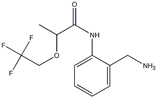 N-[2-(aminomethyl)phenyl]-2-(2,2,2-trifluoroethoxy)propanamide|