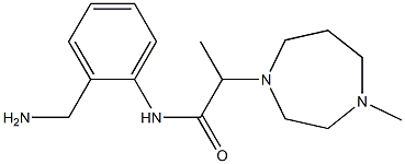  N-[2-(aminomethyl)phenyl]-2-(4-methyl-1,4-diazepan-1-yl)propanamide