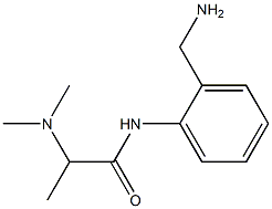 N-[2-(aminomethyl)phenyl]-2-(dimethylamino)propanamide,,结构式