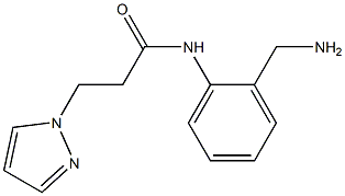 N-[2-(aminomethyl)phenyl]-3-(1H-pyrazol-1-yl)propanamide