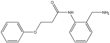 N-[2-(aminomethyl)phenyl]-3-phenoxypropanamide Structure