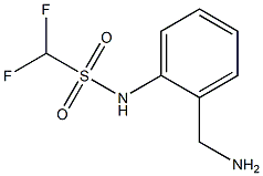 N-[2-(aminomethyl)phenyl]difluoromethanesulfonamide Structure