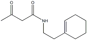 N-[2-(cyclohex-1-en-1-yl)ethyl]-3-oxobutanamide Structure