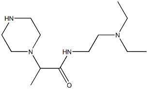 N-[2-(diethylamino)ethyl]-2-(piperazin-1-yl)propanamide