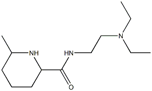 N-[2-(diethylamino)ethyl]-6-methylpiperidine-2-carboxamide Structure