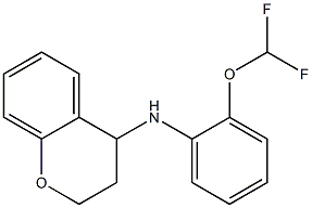 N-[2-(difluoromethoxy)phenyl]-3,4-dihydro-2H-1-benzopyran-4-amine|