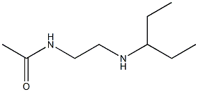 N-[2-(pentan-3-ylamino)ethyl]acetamide Structure