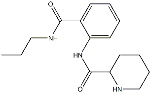 N-[2-(propylcarbamoyl)phenyl]piperidine-2-carboxamide Structure