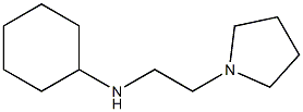 N-[2-(pyrrolidin-1-yl)ethyl]cyclohexanamine Structure