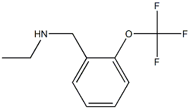 N-[2-(trifluoromethoxy)benzyl]ethanamine,,结构式