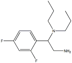 N-[2-amino-1-(2,4-difluorophenyl)ethyl]-N,N-dipropylamine Struktur