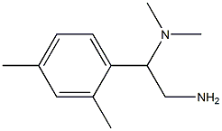 N-[2-amino-1-(2,4-dimethylphenyl)ethyl]-N,N-dimethylamine Struktur